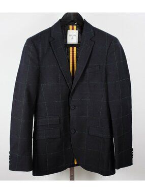 New 44 US 34 ERDEM mens check blazer jacket